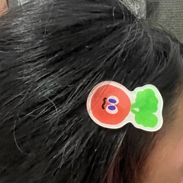 桃園出貨✨ 新款亞克力劉海夾定製應援演唱會發夾高顏值diy劉海夾趣味搞怪定製