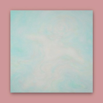 沉浸在這 / 100 x 100 公分 / 壓克力彩 畫作 / 2014年繪