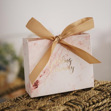 50個裝 韓式結婚喜糖盒婚慶婚禮用品紙盒禮盒