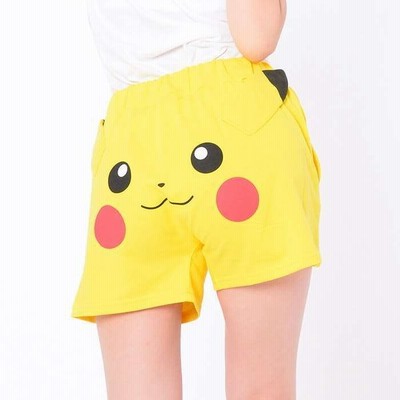 着ぐるみショートパンツ ピカチュウ ポケモン Pokemon ポケットモンスター キャラクターショートパンツ ルームウエア ショーパン 通販 Lineポイント最大get Lineショッピング