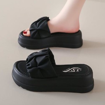 【LN】★休閒鬆糕厚底拖鞋(女鞋/舒適/好走)