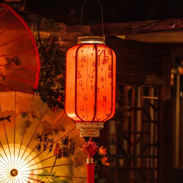 免運 可開票 過年新年裝飾太陽能紅燈籠掛件春節氛圍燈掛飾彩燈庭院場景布置