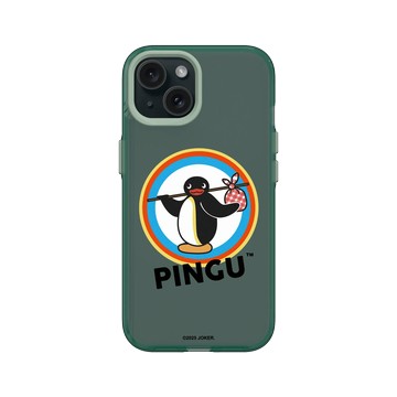 iPhone 15 Clear 憂墨綠 - Pingu 企鵝家族 - 要跟我一起走嗎？