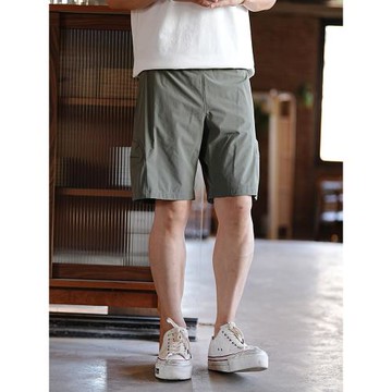 美式潮牌戶外機能休閑五分褲男夏季新款寬松百搭輕薄速干運動短褲