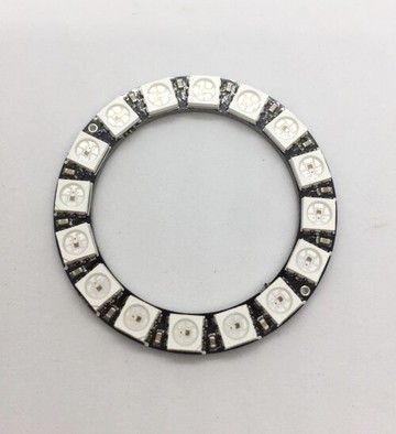 WS2812  5050 RGB LED 16位全彩驅動彩燈 圓形開發板(含稅)【佑齊企業 iCmore】