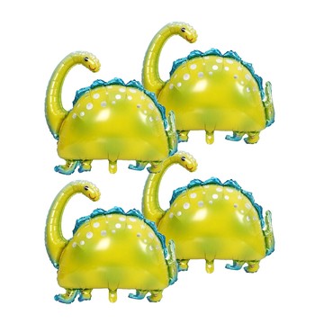 鋁質氣球 高75cm*長85cm  雷龍 黃色  4個