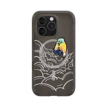 iPhone 16 Pro AirX 本質黑 - Graffiti / 街頭塗鴉 - 噴射起飛