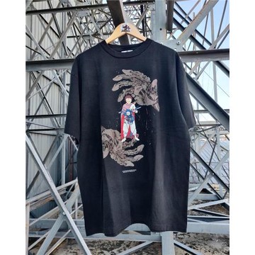 1988AKIRA阿基拉Tetsuo Shima動漫復古重磅寬松oversize潮流短袖T