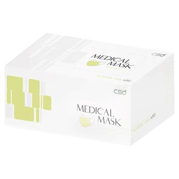 CSD 中衛 醫療口罩  海芋黃  1盒  50片