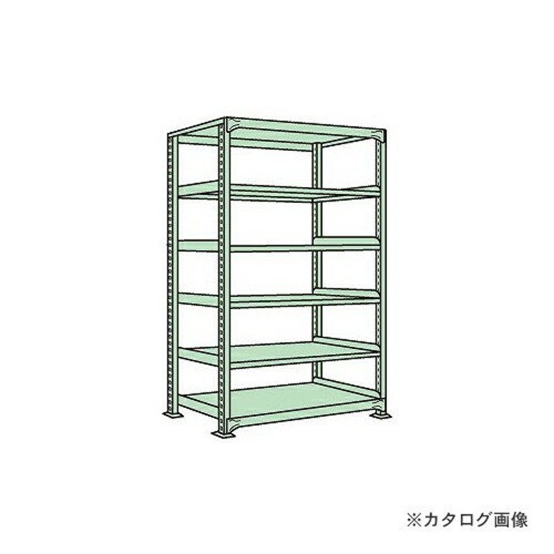 直送品】 サカエ 中量棚ＰＢ型パネル付（５００ｋｇ／段・単体・４段