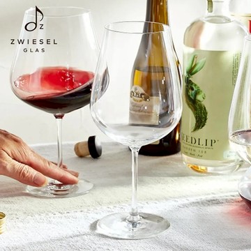 ZWIESEL GLAS｜原廠禮盒  AIR系列 類手工波爾多紅酒杯 827ml (2入組) 禮盒+提袋｜聖誕節｜射手座生日快樂｜生日禮物｜送禮｜禮盒