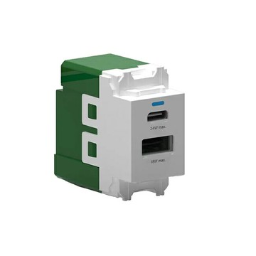 EZ易智快充 24W USB快速充電插座 USB充電模組 USB插座 快速充電壁座 PWUC24AC 埋入式