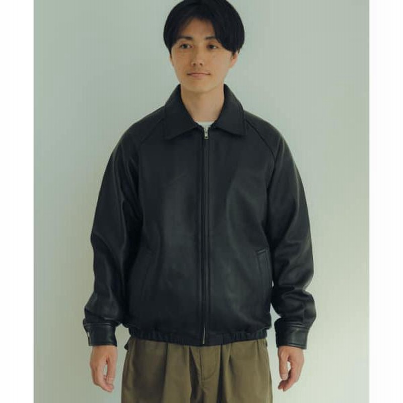 アイテムズアーバンリサーチ(メンズ)】ラムレザー ZIP UP アイテムズアーバンリサーチ(メンズ)】ラムレザー ZIP UP