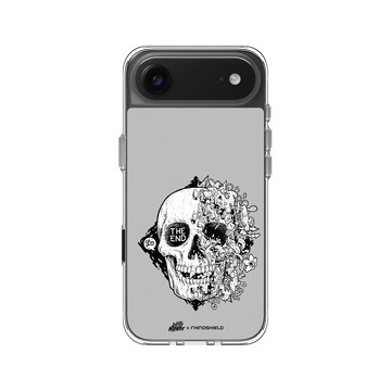 iPhone Air Clear Case（相機按鈕） 透明 - Ted Leonid Melendres - Diamond Skull 鑽石骷顱