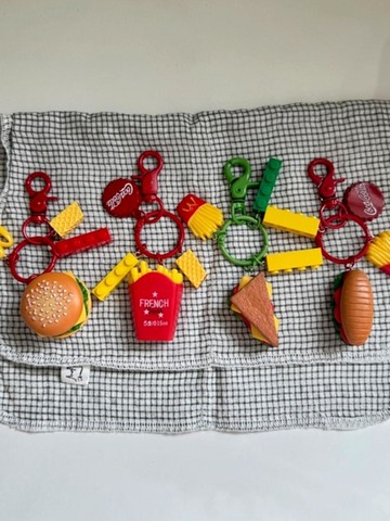 Fast food key ring 4 type