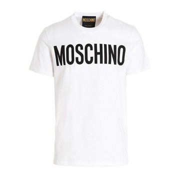 Moschino - White And Black Cotton T-shirt