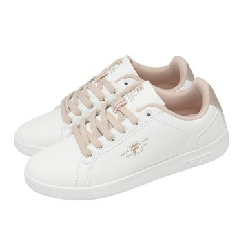 Fila 休閒鞋 Bianco 女鞋 白 粉紅 小白鞋 百搭 5C336A177