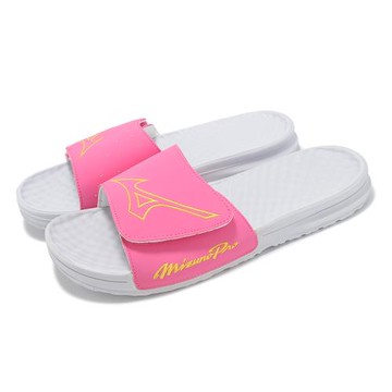 Mizuno 拖鞋 MP Slide 2 男鞋 女鞋 粉紅 白 涼拖鞋 休閒鞋 美津濃 11GJ2200-64