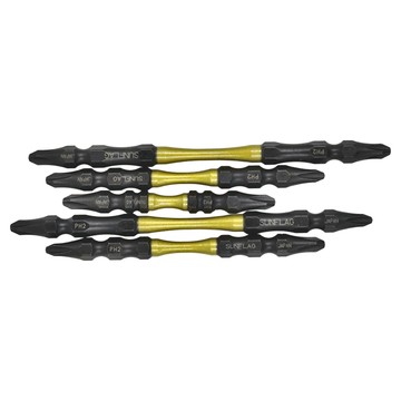 SUNFLAG 新龜 強鐵超級起子頭 細頭-5支組(附磁)  1組