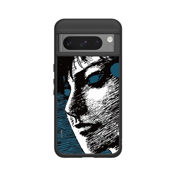 Pixel 8 Pro SolidSuit 黑 - 伊藤潤二驚選集 Junji Ito - 抽色設計款 - 十字路口的美少年