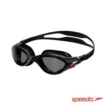SPEEDO 官方旗艦店 成人 運動泳鏡 Biofuse2.0  黑/白