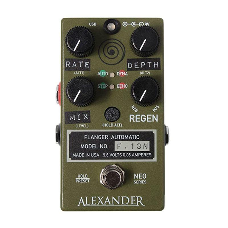 Alexander Pedals アレクサンダーペダルズ ギターエフェクター エコーフランジャー F-13 Neo Flanger