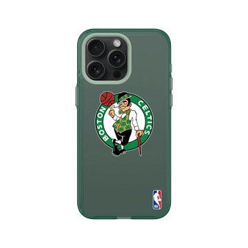 iPhone 15 Pro Max Clear 憂墨綠 - NBA - Logo-波士頓塞爾提克 Boston Celtics
