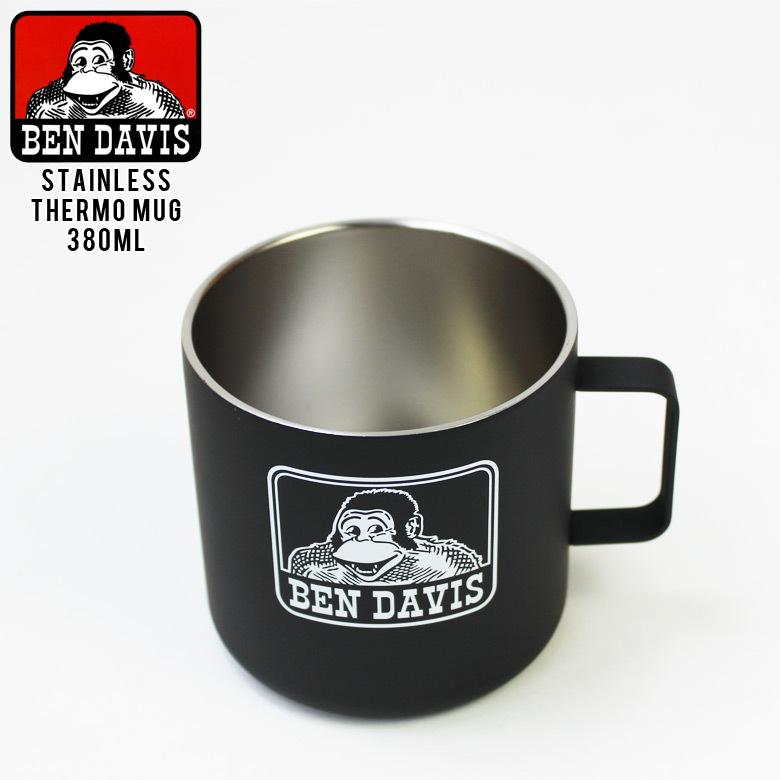 BEN DAVIS Stainless thermo mug 380ml サーモスマグ ステンレス 耐熱 レディース メンズ ストリート系 アメカジ