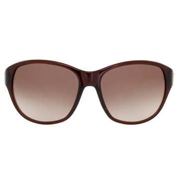 【ANNA SUI 安娜蘇】香氛花園皇室貴族風品牌徽章太陽眼鏡(復古棕- AS881105)