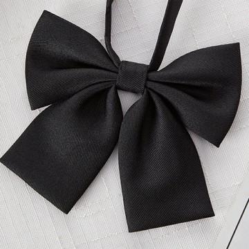 日系韓版女黑色領花學院風飄帶免打jk領結蝴蝶結畢業照男領帶潮