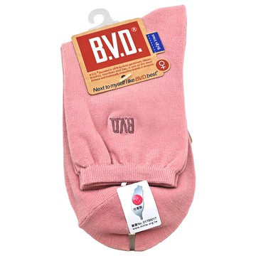 B.V.D. 女款 3/4細針少女襪 - BW501 粉膚色  22~25cm