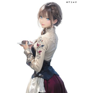 【9 月新品】07-144-0039 人物貼紙 幻想復古浪漫咖啡廳
