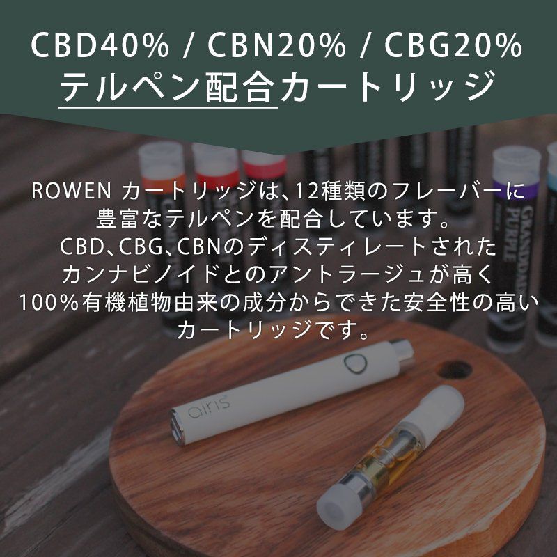 ROWEN ロエン カートリッジ80% 12フレーバー