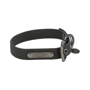 Trixie 寵物用品 City Style PVC时尚項圈-黑 M: 35–42 cm/20 mm (TX1971501)