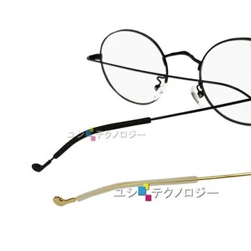 細邊框 金屬框眼鏡 鏡腳柔軟一字固定防滑套 眼鏡腳套 保護套 固定套(三對6入)