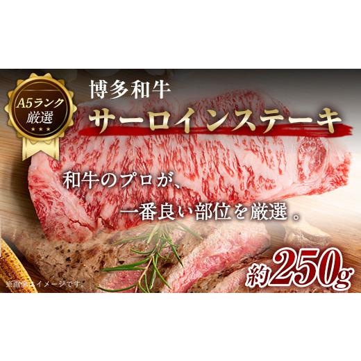 ふるさと納税 福岡県 小竹町 博多和牛サーロインステーキ 250g (250g×1枚)《30日以内に順次出荷(土日祝除く)》小竹町 博多和牛 株式会社MEAT PLUS 牛肉 サー…