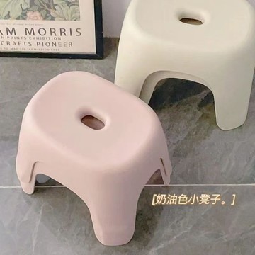💥免運🌈臺灣有貨💥家用加厚塑料結實矮凳耐用兒童疊放闆凳浴室洗澡馬桶換鞋腳凳凳子