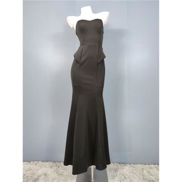 外貿名媛性感氣質裹胸夏季新款宴會派對生日會唯美氣場連衣裙禮服