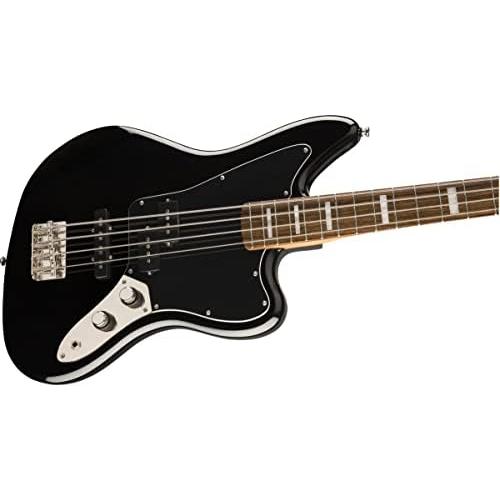 フェンダーSquier Classic Vibe Jaguar Bass Black Bundle with Gig Bag, Instrumen