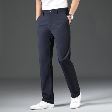 新款高爾夫褲子男夏季速干長褲高爾夫服裝男透氣修身球褲冰絲彈力