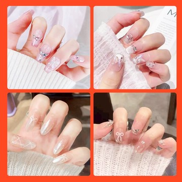 💥台灣現貨💥純手工穿戴甲 秋冬貓眼顯白穿戴式美甲 立體鑽飾仙女氣質美甲貼片 法式極光爆閃指甲貼片 假指甲 光療美甲片成品