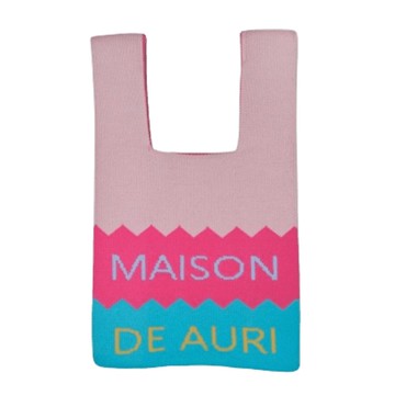 【Maison De Auri】Mini 小提包 厚針織 Auri Pink 奧莉粉