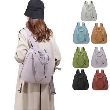 SPRING-學院風通勤2way後背包 大學生上課通勤2用肩背包 旅行後背包-多色