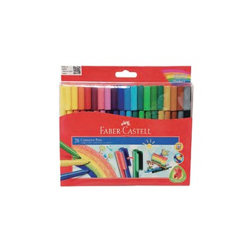 Faber-Castell 輝柏 彩色連接筆20色 /盒 11-200-A【APP滿額下單10%點數(單一帳號最高5000點)】1/31止