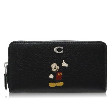 COACH x Disney 男女適用 / 限定款 長夾(黑色)