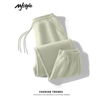 MJstyle休閑褲子2024新款今年流行爆款設計感小眾束腳直筒運動褲