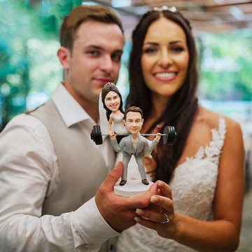 客制化人物公仔 結婚 周年紀念 禮物 訂制 3D人偶 人像畫 似顏繪