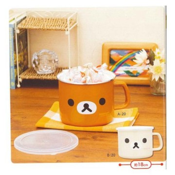 【震撼精品百貨】Rilakkuma San-X 拉拉熊懶懶熊~拉拉熊大臉糖果罐(附蓋子/兩款圖案)#94670