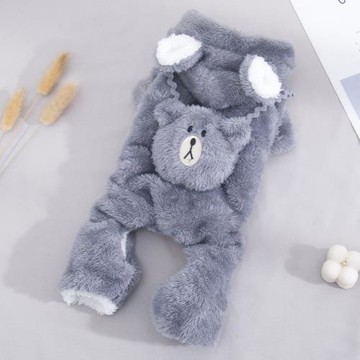 狗狗衣服秋冬裝四腳衣加厚毛衣泰迪比熊寵物小型犬幼犬貓咪春秋款