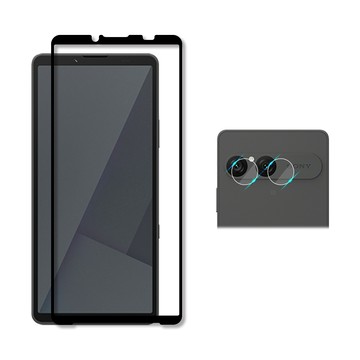 RedMoon SONY Xperia 10 VII 2025 手機保護貼2件組 9H玻璃保貼+厚版鏡頭貼